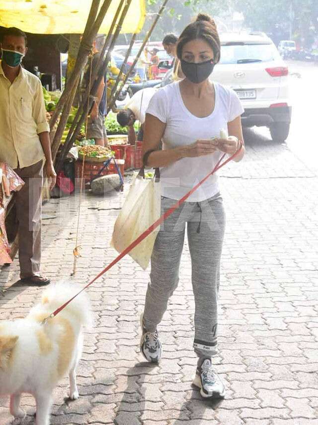 Pictures: Malaika Arora snapped shopping for daily groceries