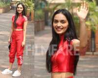 Manushi Chhillar Rocks Athleisure As She Steps Out For A Work Meeting