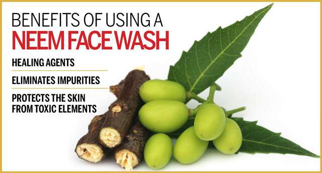 Benefits Of Using A Neem Face Wash Infographic