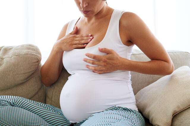 Pregnancy Symptom 6: Swollen Breasts