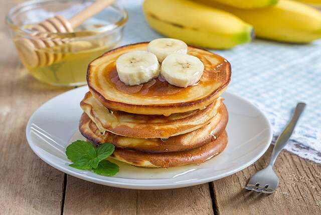 Healthy Late Night Snack: Banana Pancakes