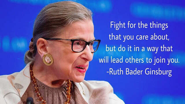 Ruth Bader Ginsburg Dies at 87 | Femina.in