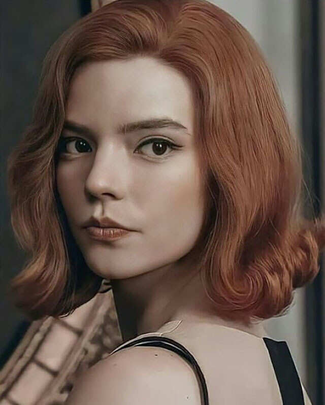 Beth Harmon/ the Queen's Gambit  Red hair inspo, Anya taylor joy