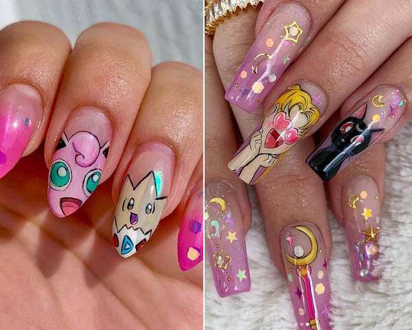 8 Quick Saves ideas  anime nails, pretty nails, cute nails