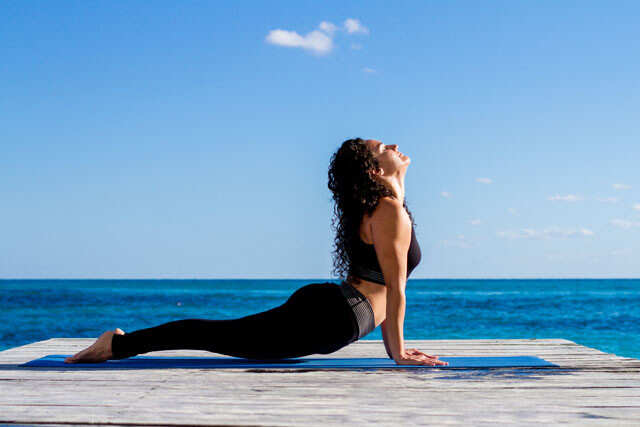 Women Silhouette Cobra Yoga Pose Bhujangasana Stock Illustration - Download  Image Now - Cobra Pose, Flexibility, Good Posture - iStock