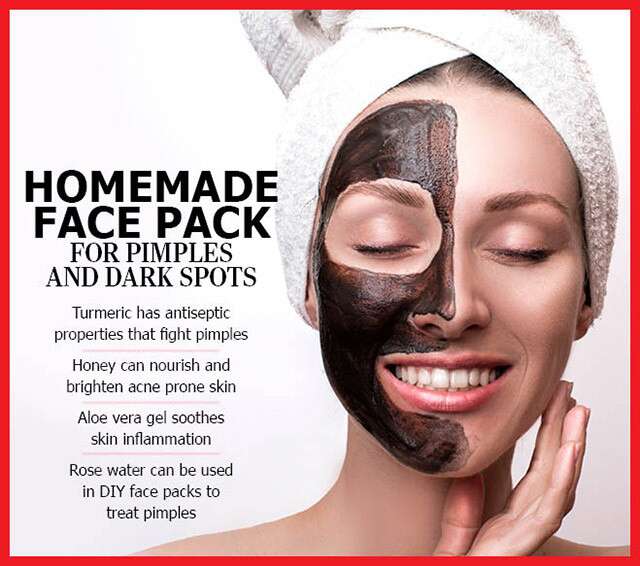 Homemade Face Pack For Pimples And Dark Spots Femina In
