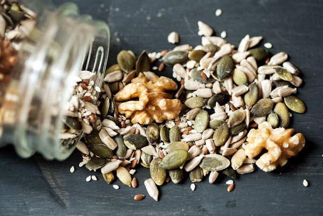 Nuts and seeds is Common Sources Of Vitamin C And Folic