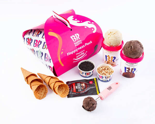 Happyness, Baskin Robins gift pack