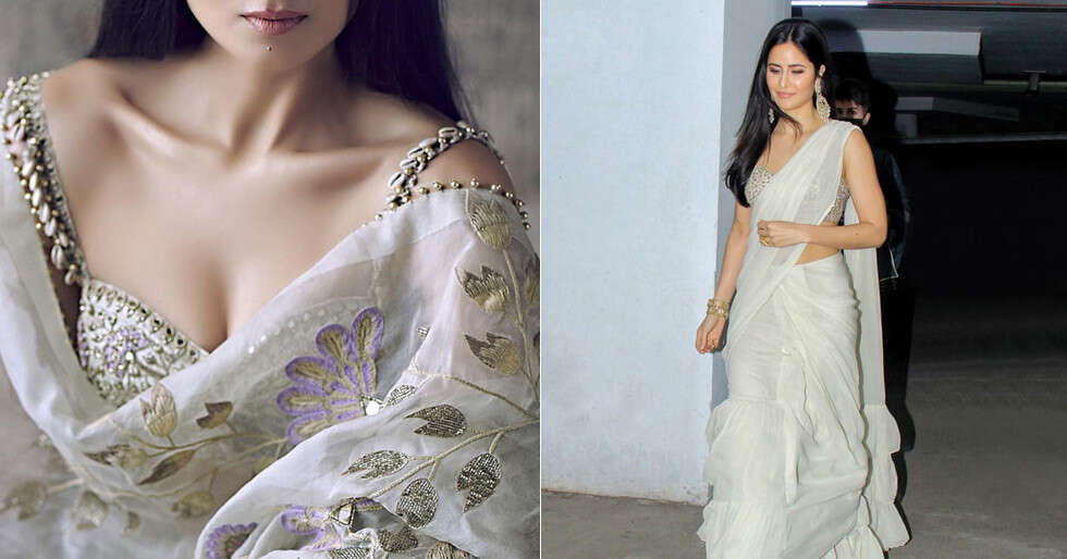 Katrina Kaif Sex Poto - Katrina Kaif Wears a Pre-Draped Sari for Her Pre-Wedding Appearance |  Femina.in