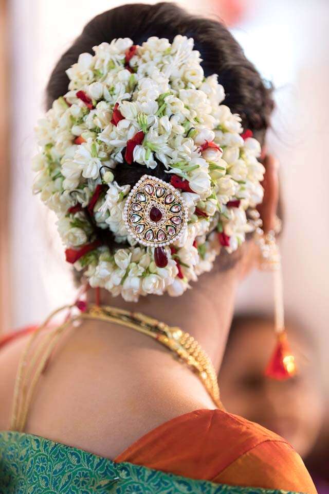 Flower Buns Bridal Hairstyle