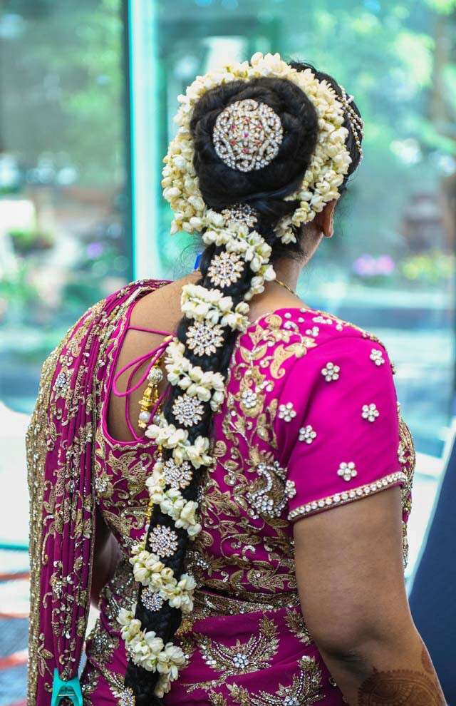 Traditional South Indian Bridal Hairstyles Ideas 