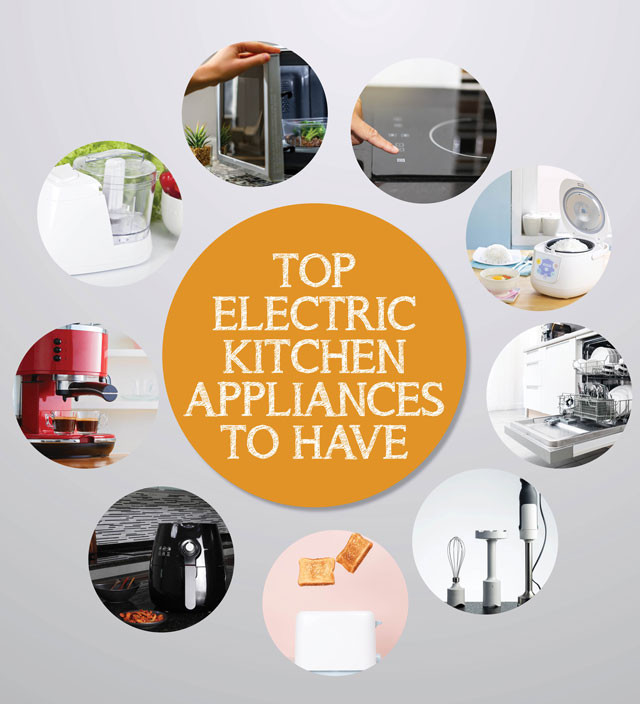 Electric Kitchen Appliances Infographic