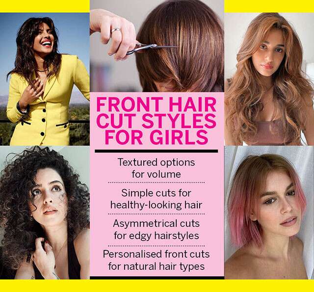 Front Hair Cut Styles For Girls Infographic