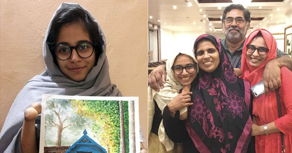 Born Without Forearms And Legs, Artist & Singer Noor Jaleela Is Unstoppable - Vimarsana News