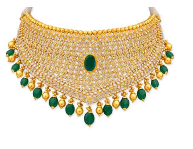Gold Bridal Jewelry Set - Elegant and Stylish