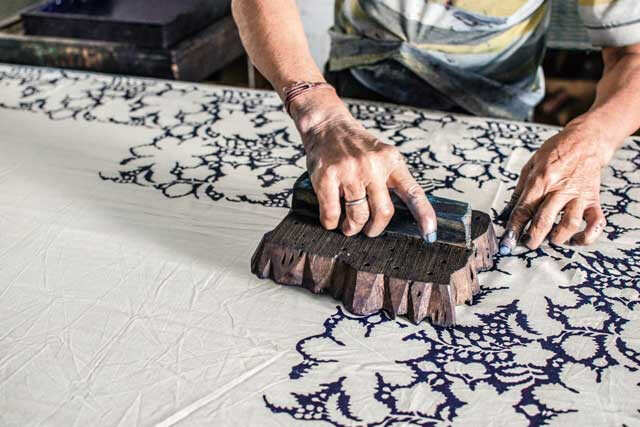 How to do block printing on fabric at home, DIY Block Printing