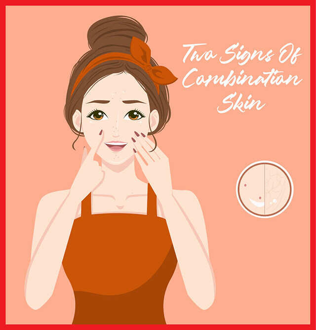 Two Sign of Combination Skin