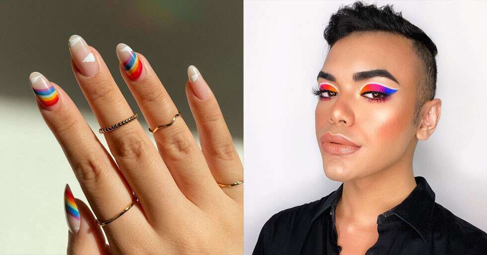 Celebrate Pride Month With Beauty Trends Inspired By The Rainbow Flag