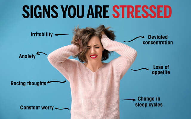 Signs You Are Stressed Infographic