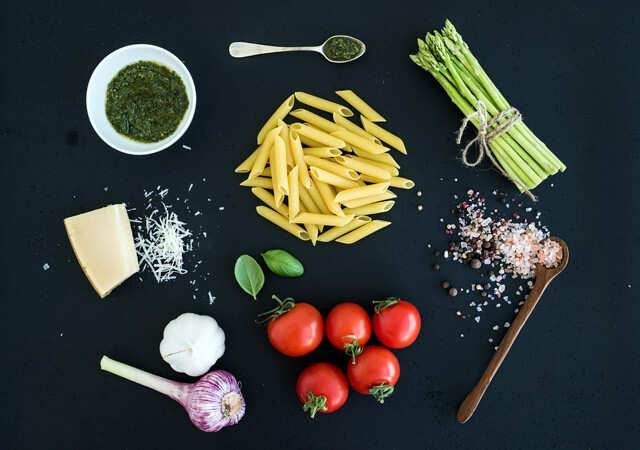 Stir Fried Vegetables With Pasta