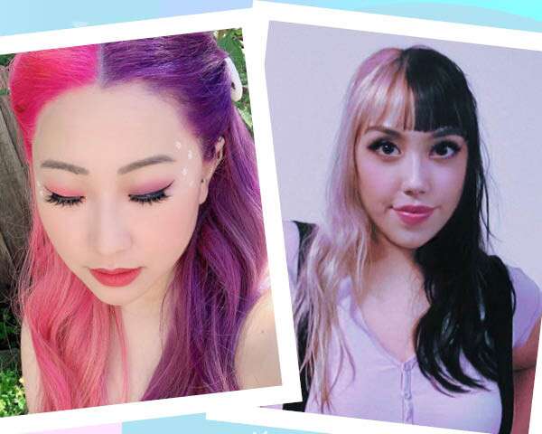 The Off-beat Split Hair Colour Trend Inspired By Anime Culture 