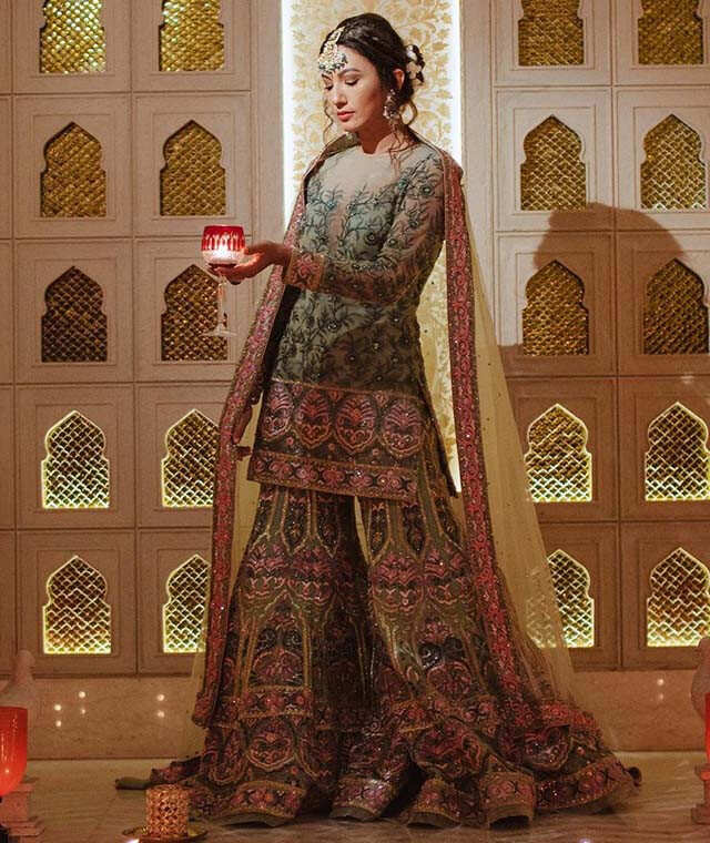 Wedding gharara designs sale