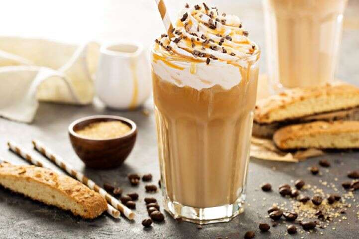 i espresso recipes - Ice blended Espresso with Chocochips