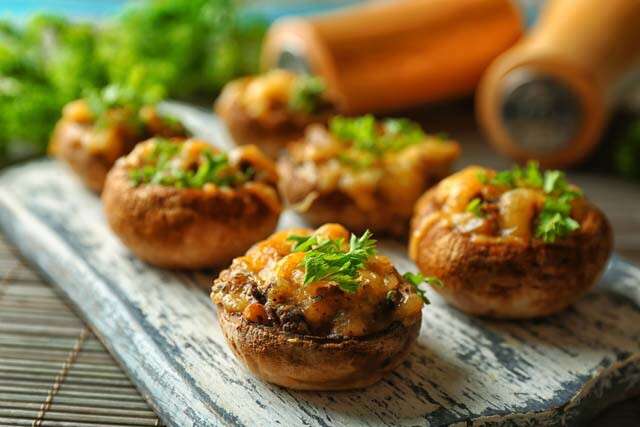 i mushroom recipes - Garlic Stuffed Mushrooms