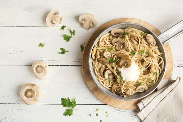 i mushroom recipes - Spaghetti with Mushrooms