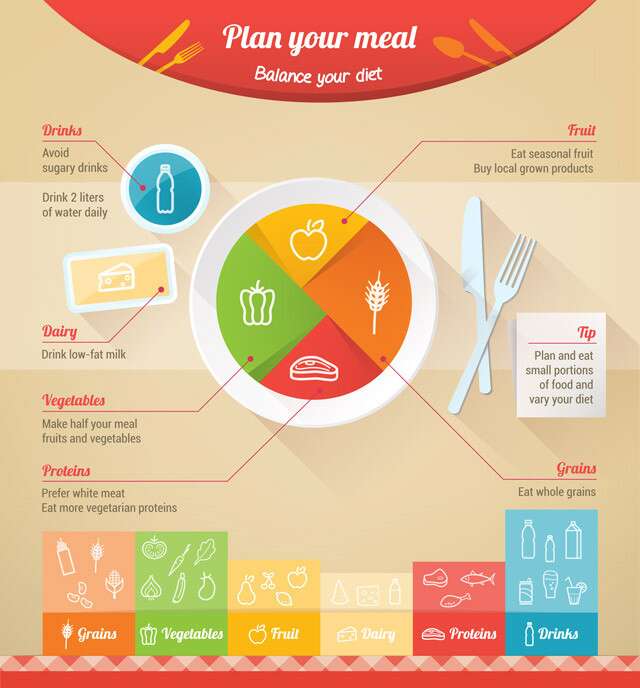 What Is A Balanced Diet Infographic