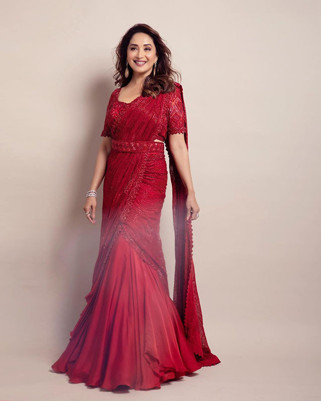 Sari style gown | Indian fashion, Fashion, Indian outfits