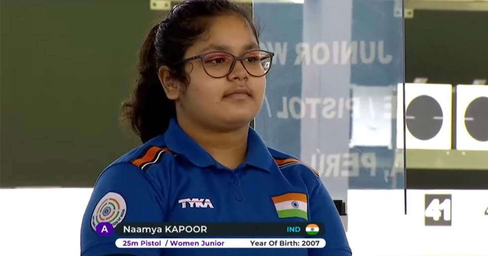 Teen Shooter Naamya Kapoor Clinches Gold In ISSF Junior World ...