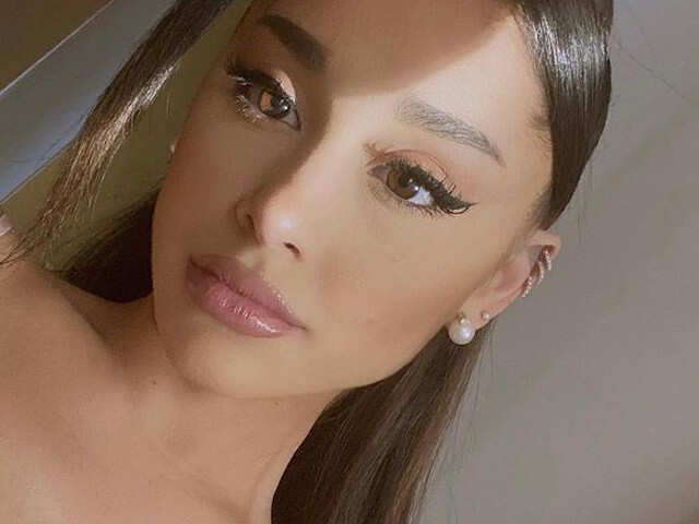 Ariana Grande's Gem-Stoned Cat-Eye Is Nothing Like Her Signature Makeup —  See Photo