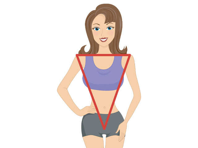 How to dress the inverted triangle body shape?