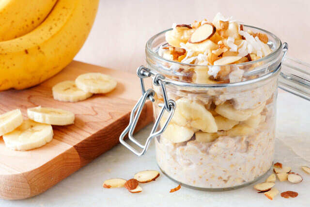 Banana Cream Pie Overnight Oats