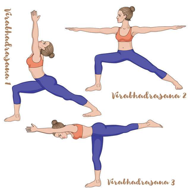 How To Do Warrior Pose I/ Virabhadrasana 1 | Exercise Video