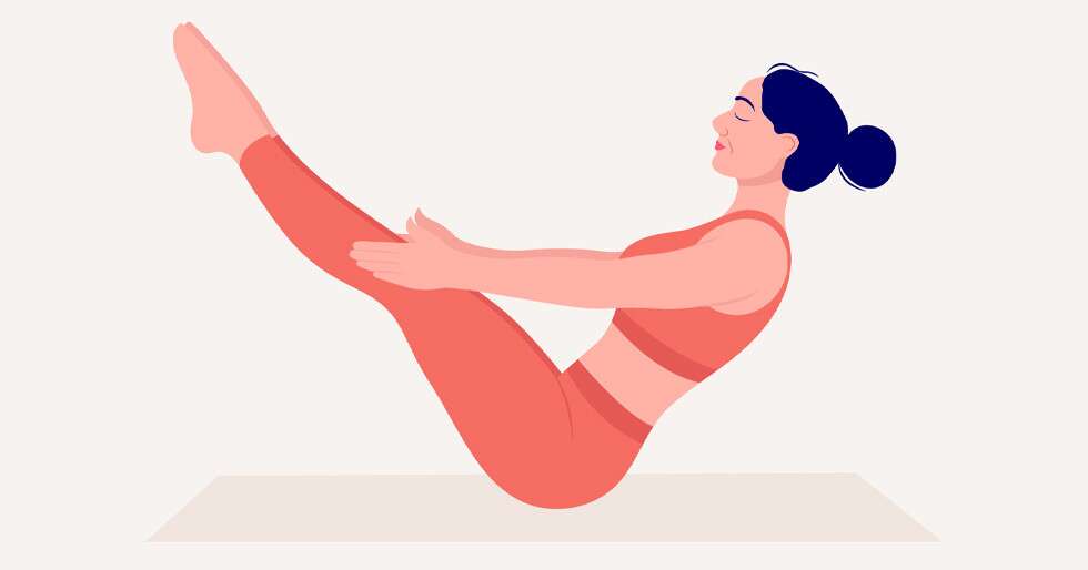 Young man doing yoga, pilates or stretching... - Stock Illustration  [62701072] - PIXTA