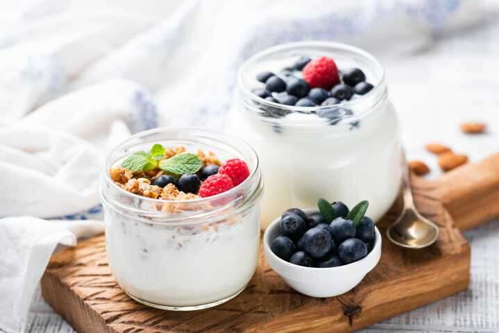 Fix high cortisol levels - yoghurt 