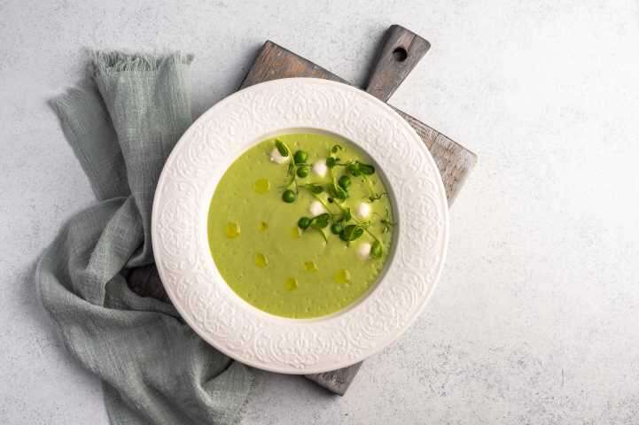 simple soups - moong paneer soup