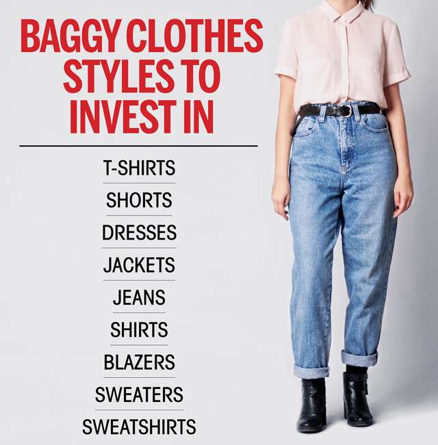 25 Ways to Style Baggy Jeans With Everything, From Blazers to Crop Tops  Straight  leg jeans outfits, White shirt and jeans, White shirt outfits