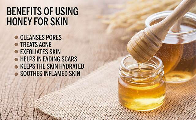 Benefits of Using Honey For Skin Infographic