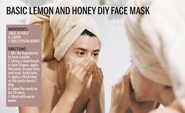 Lemon and Honey DIY Face Mask