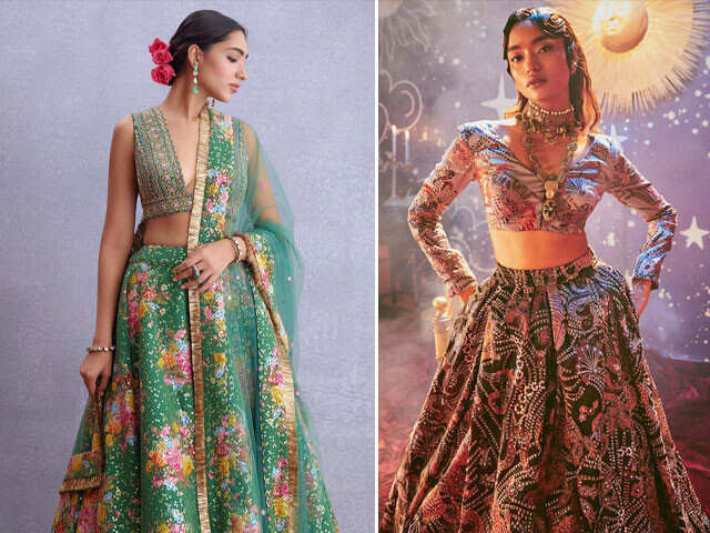 Latest Printed Lehenga Designs New Trends Lehenga Look