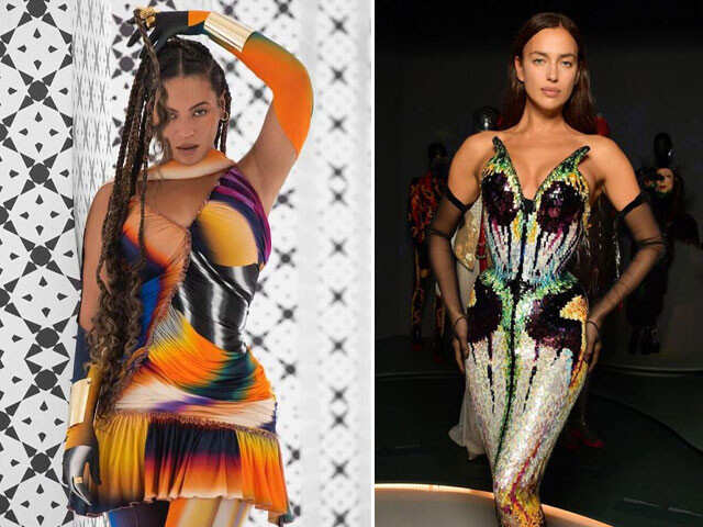 Beyonce thierry hot sale mugler dress