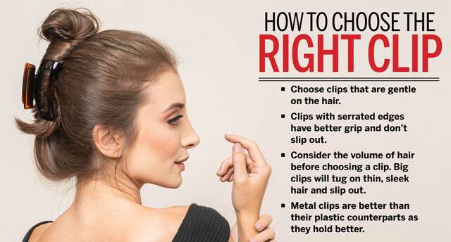 Right Clip for Hair Infographic