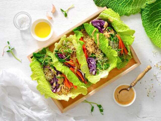 t Veganuary -vegan lettuce roll-ups - main