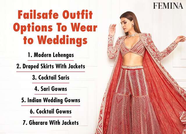 Wedding Party Outfits Infographic