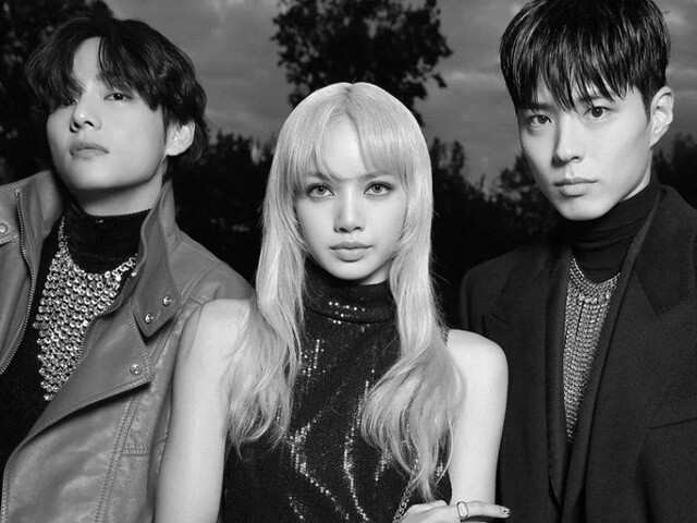 BLACKPINK'S LISA, V FROM BTS, AND ACTOR PARK BO-GUM MADE A HUGE SCENE AT  CELINE - Time International