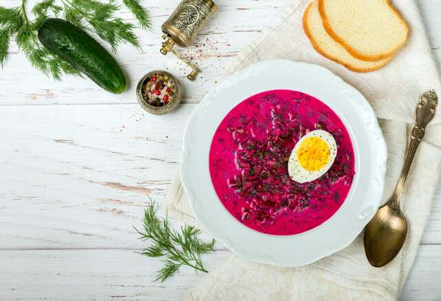 Holodnik (Russian Beets Soup)