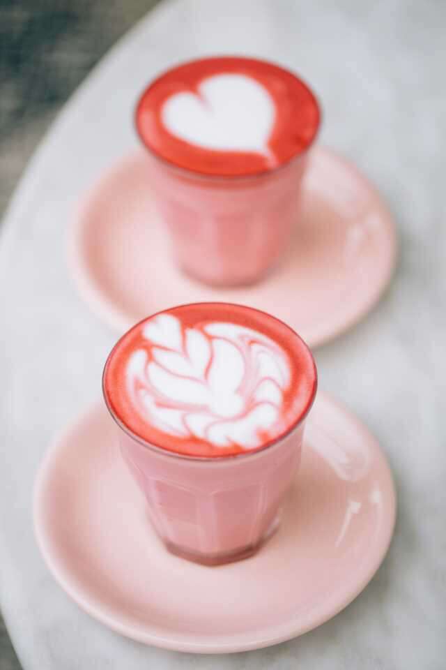 i coffee and milk recipes - Red velvet